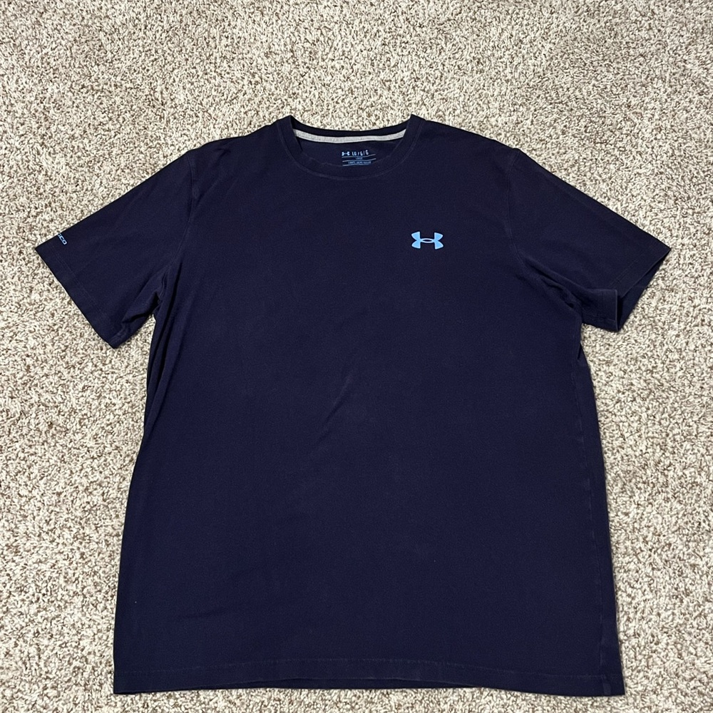 Under Armour Men's Dark Blue Short Sleeve Tee